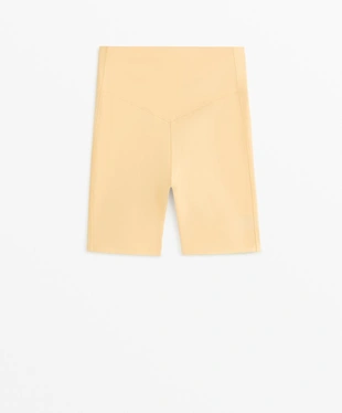 Велосипедки из полиамида с фактурой хлопка, длина 20 см- Заказать в России