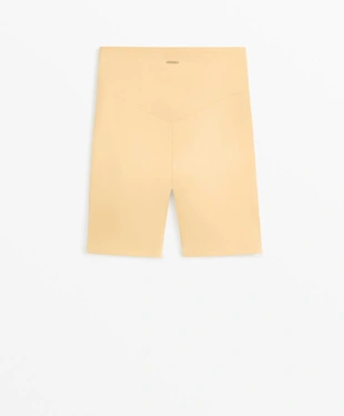 Велосипедки из полиамида с фактурой хлопка, длина 20 см- Заказать в России