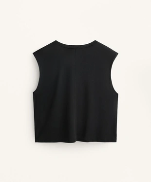 Топ без рукавов из смесового модала- Заказать в России