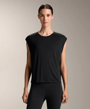 Топ без рукавов из смесового модала- Заказать в России