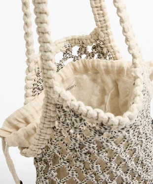 Плетеная сумка-мешок- Заказать в России