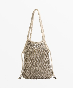 Плетеная сумка-мешок- Заказать в России