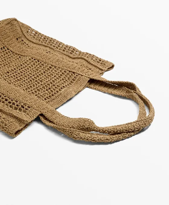 Mala shopper com perfurações
