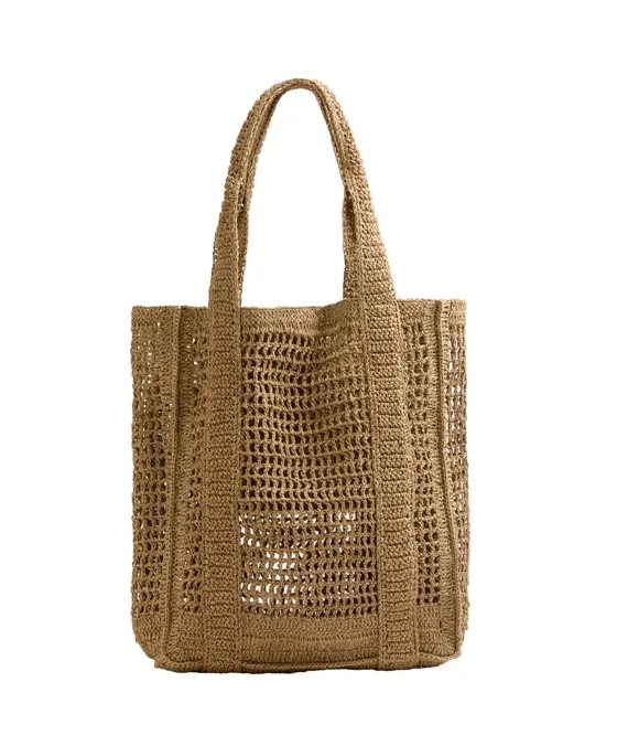 Mala shopper com perfurações