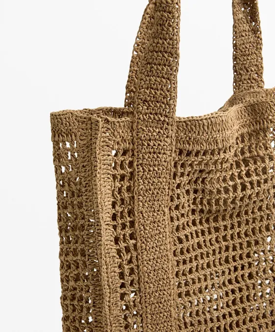 Mala shopper com perfurações