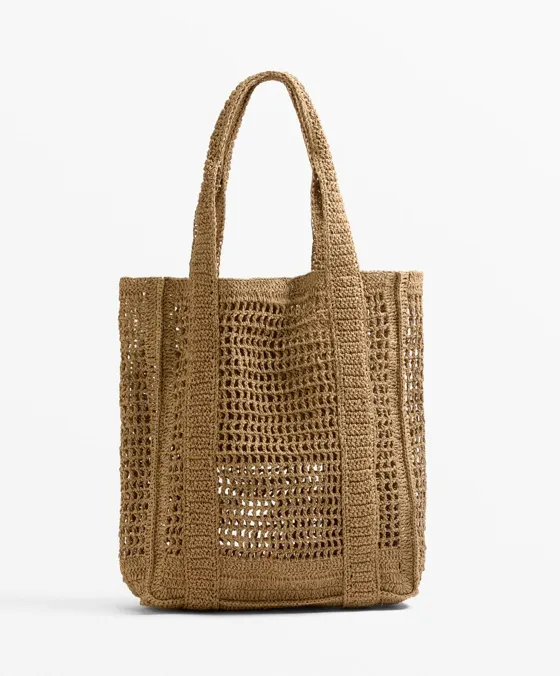Mala shopper com perfurações