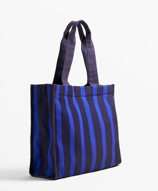 Сумка-шопер в полоску- Заказать в России