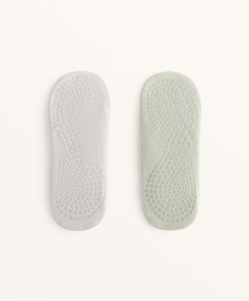 2 пары носков из смесового хлопка с лентами для йоги и пилатеса