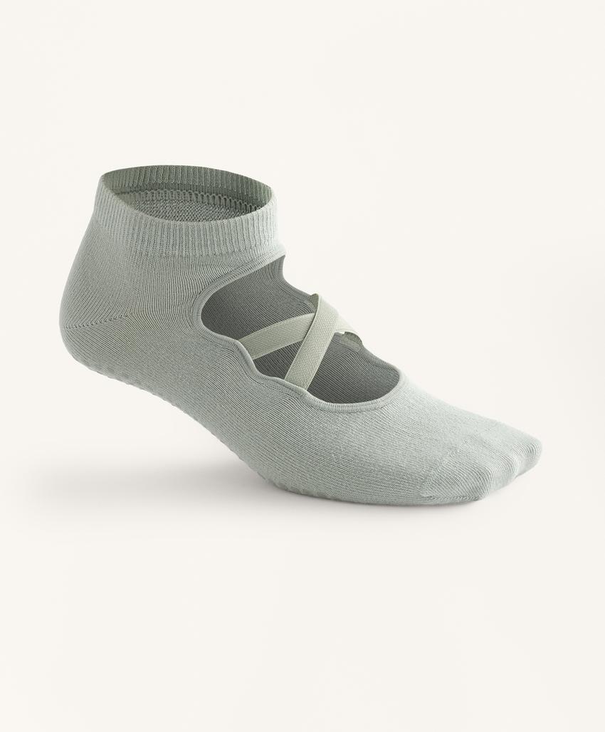 2 пары носков из смесового хлопка с лентами для йоги и пилатеса