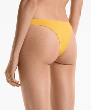 Плавки бикини бразильяно U-образной формы из ткани пике- Заказать в России