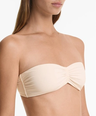 Топ бикини бандо с плетеным шнуром- Заказать в России