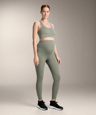 MID KHAKI | 1217/227/551 - OYSHO Легинсы COMFORTLUX для беременных длиной 65 см