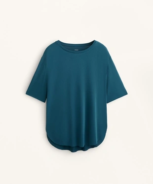 Футболка из смесового модала с короткими рукавами- Заказать в России