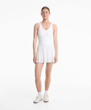 Короткое платье с плиссировкой- Заказать в России