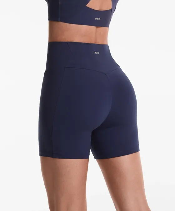 Облегающие шорты Compressive с высокой посадкой и карманом, 10 см
