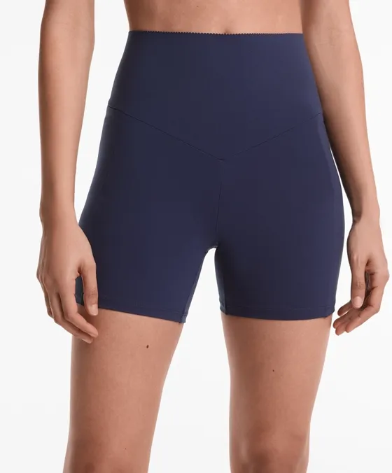 Облегающие шорты Compressive с высокой посадкой и карманом, 10 см