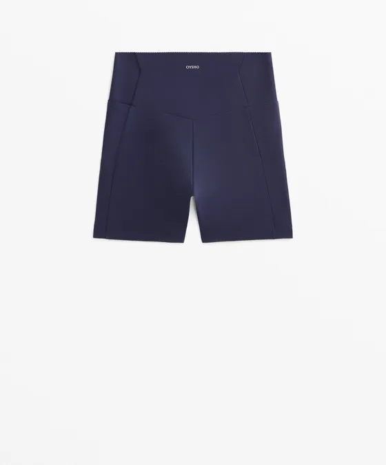 Облегающие шорты Compressive с высокой посадкой и карманом, 10 см