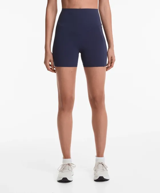 Облегающие шорты Compressive с высокой посадкой и карманом, 10 см