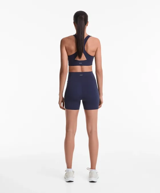 Облегающие шорты Compressive с высокой посадкой и карманом, 10 см