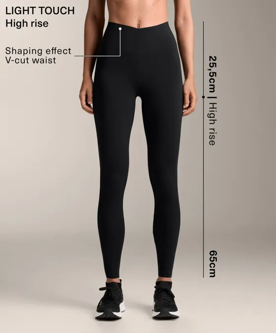 Легинсы Light Touch с поясом V-образной формы, длина 65 см