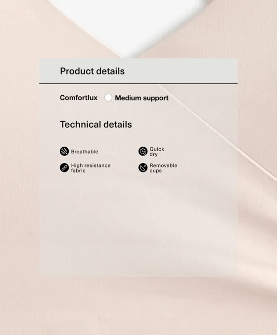 Топ-майка Comfortlux с перекрестными деталями