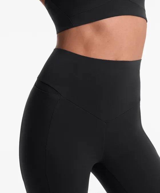Легинсы до щиколотки Compressive, карман и высокая посадка, 65 см