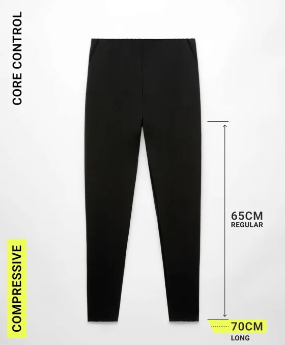 Легинсы Compressive длиной до щиколотки с компрессионным поясом