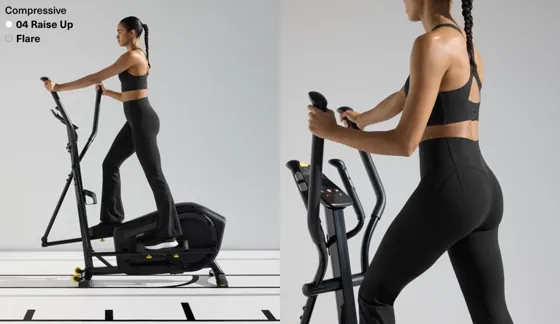 Компрессионные брюки клеш Compressive с эффектом пуш-ап, 80 см