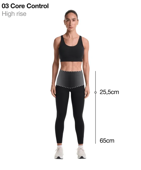 Легинсы Extra Compressive с компрессионным поясом, длина 65 см