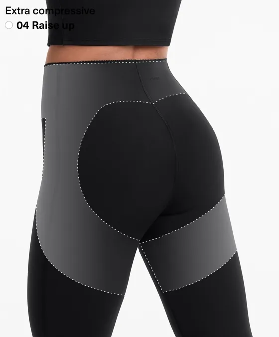 Компрессионные легинсы Extra Compressive с эффектом пуш-ап, 65 см