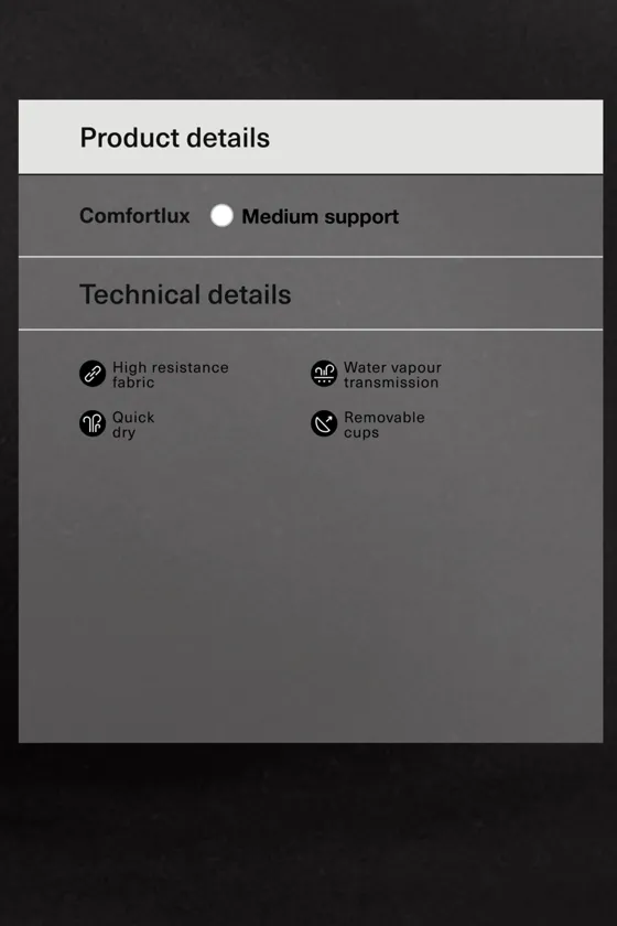 Спортивный бюстгальтер Comfortlux со средней степенью поддержки