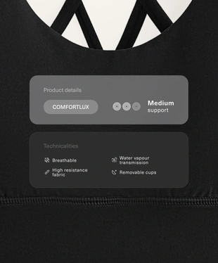 Купить OYSHO Спортивный бюстгальтер COMFORTLUX со средней степенью поддержки