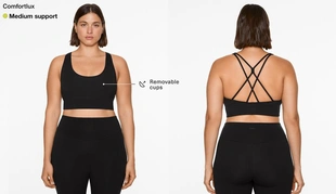 Спортивный бюстгальтер COMFORTLUX со средней степенью поддержки- Заказать в России