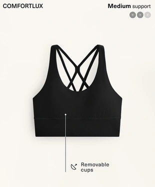 Спортивный бюстгальтер COMFORTLUX со средней степенью поддержки- Заказать в России