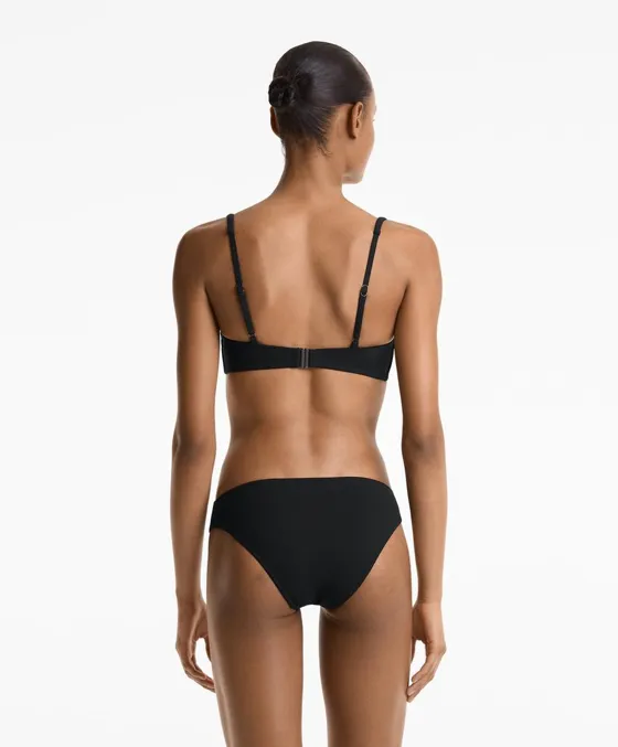 Топ бикини халтер из ткани пике