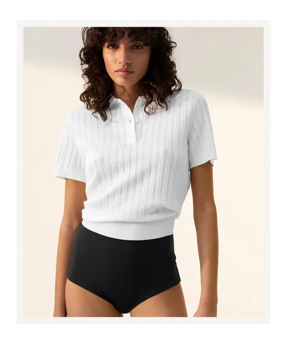 Высокие плавки бикини с моделирующим эффектом