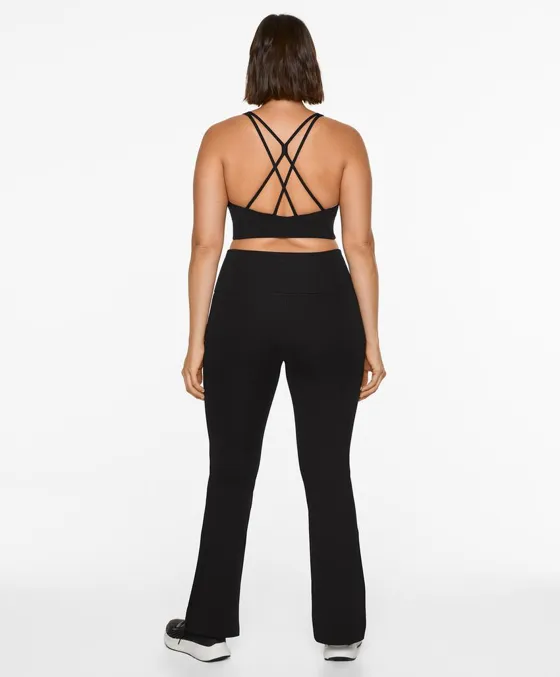 Брюки клеш Comfortlux с высокой посадкой