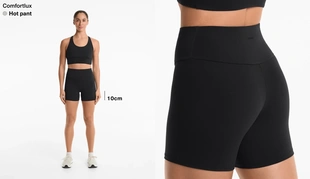 Облегающие шорты COMFORTLUX с высокой посадкой длиной 10 см- Заказать в России