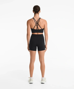 Облегающие шорты COMFORTLUX с высокой посадкой длиной 10 см- Заказать в России