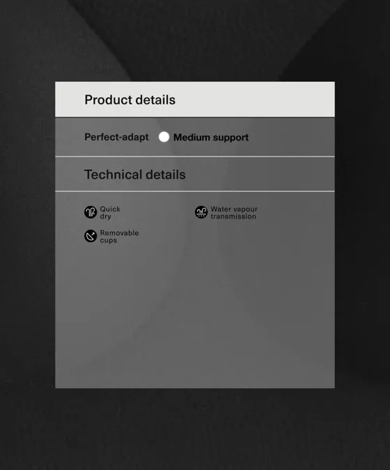 Спортивный бюстгальтер Perfect Adapt со средней степенью поддержки