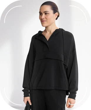 Толстовка из мягкой ткани с модалом на молнии- Заказать в России