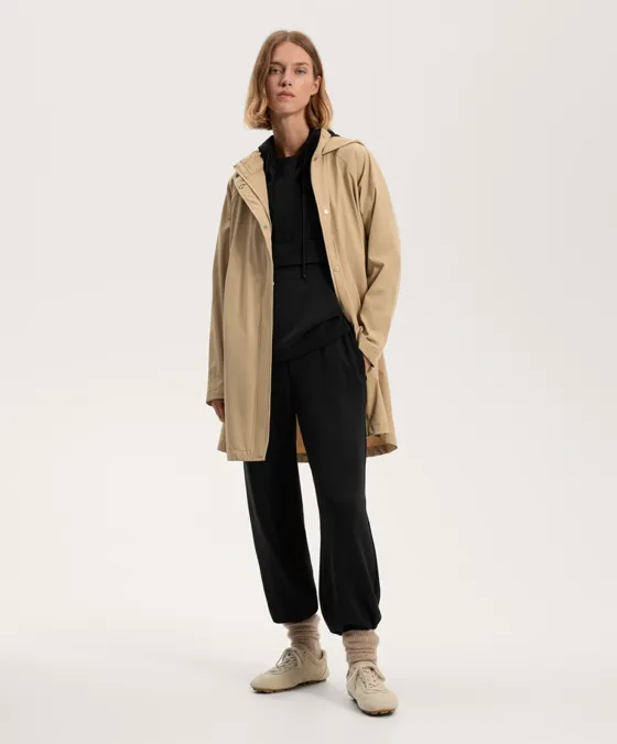 Брюки-джоггеры из ткани с модалом