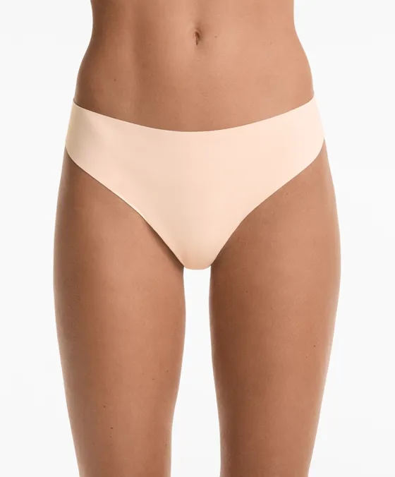 Pack de 5 cuecas tanga invisíveis em mistura de poliamida PANTONE™
