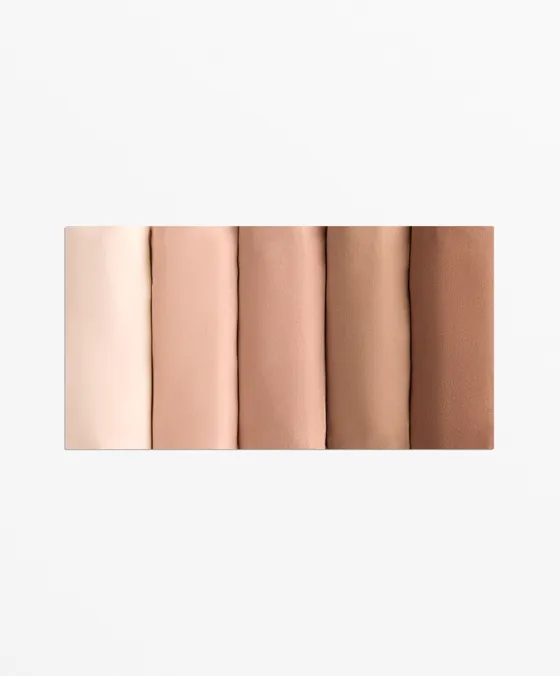 Pack de 5 cuecas brasileiras invisíveis em mistura de poliamida PANTONE™