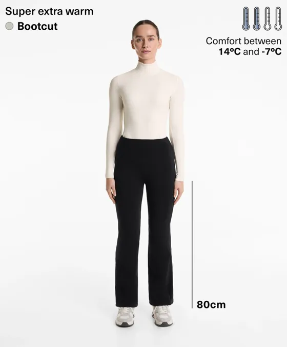 Супертеплые бесшовные брюки буткат Seamless