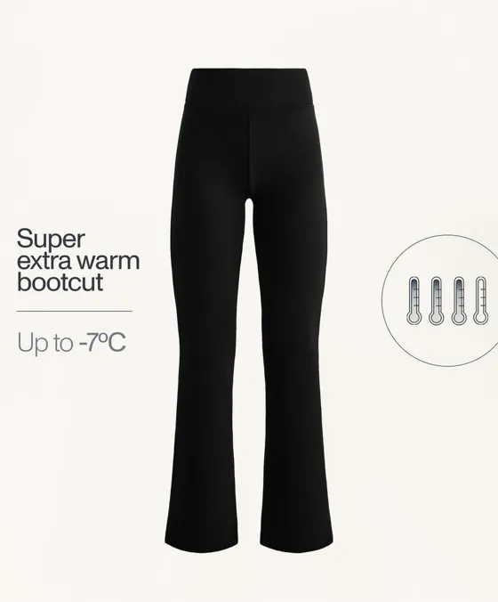 Супертеплые бесшовные брюки буткат Seamless