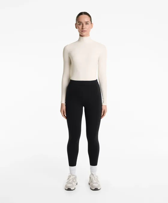 Бесшовные очень теплые легинсы Seamless с высокой посадкой, 70 см
