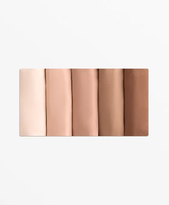 Pack de 5 cuecas hipster invisíveis em mistura de poliamida PANTONE™