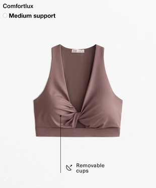 Спортивный бюстгальтер COMFORTLUX со средней степенью поддержки- Заказать в России