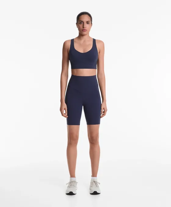 Compressive pocket high rise 20cm cycle leggings